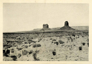 1906 Print Sentinels Plateau Great Plains Guards Landscape Grassland XGM8