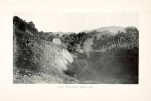 1908 Print Road Approaching Quezaltepec Mexico Landscapes Mountains Trees XGMA4