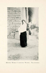 1908 Print Mixtec Woman's Costume Tilantongo Mexico Indigenous People XGMA4