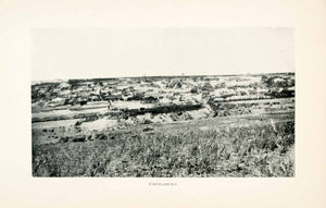 1908 Print Coixtlahuaca Mexico Landscape Desert Hills Brush Bushes XGMA4