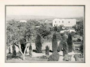 1926 Print Carthage Villa d'Amilcar Staff Headquarters Archeology Gulf XGMB1