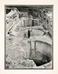 1926 Print Carthage Great Tank Basilica Saint Cyprian Northern Africa XGMB1