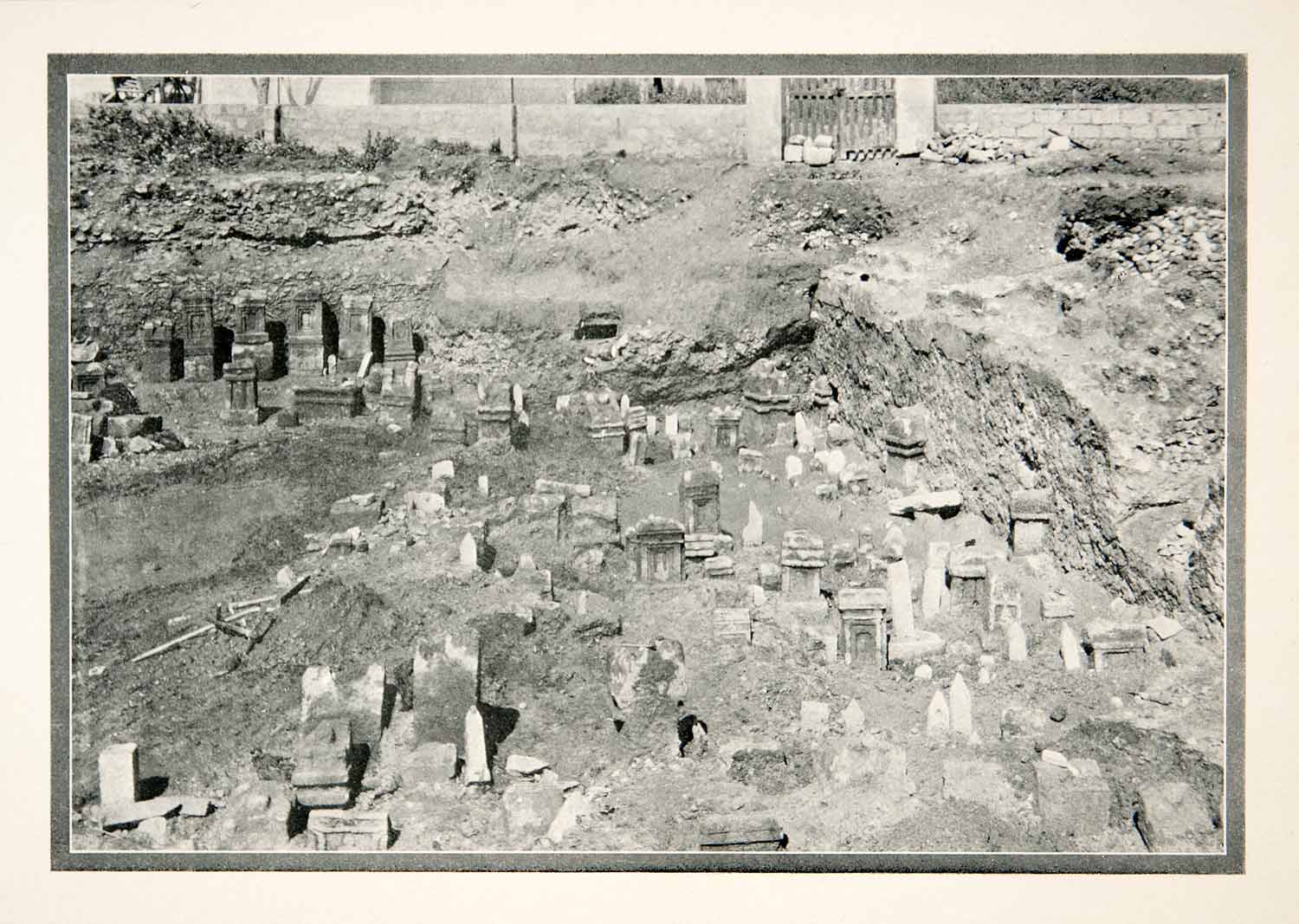 1926 Print View Area Tanit North Africa Archeological Goddess Lunar XGMB1