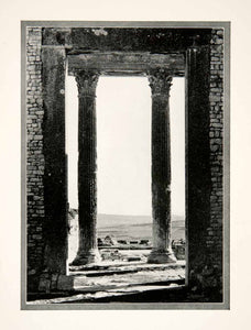 1926 Print Dougga Viewe Cella Northern Africa Archeology Historic Landmark XGMB1