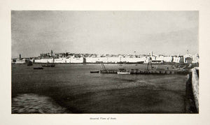 1897 Print Panorama View Susa City Northwest Africa Cityscape XGMB5