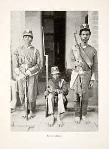 1897 Print Tananarive Tananarivo Analamanga Native Soldiers Madagascar XGMB5