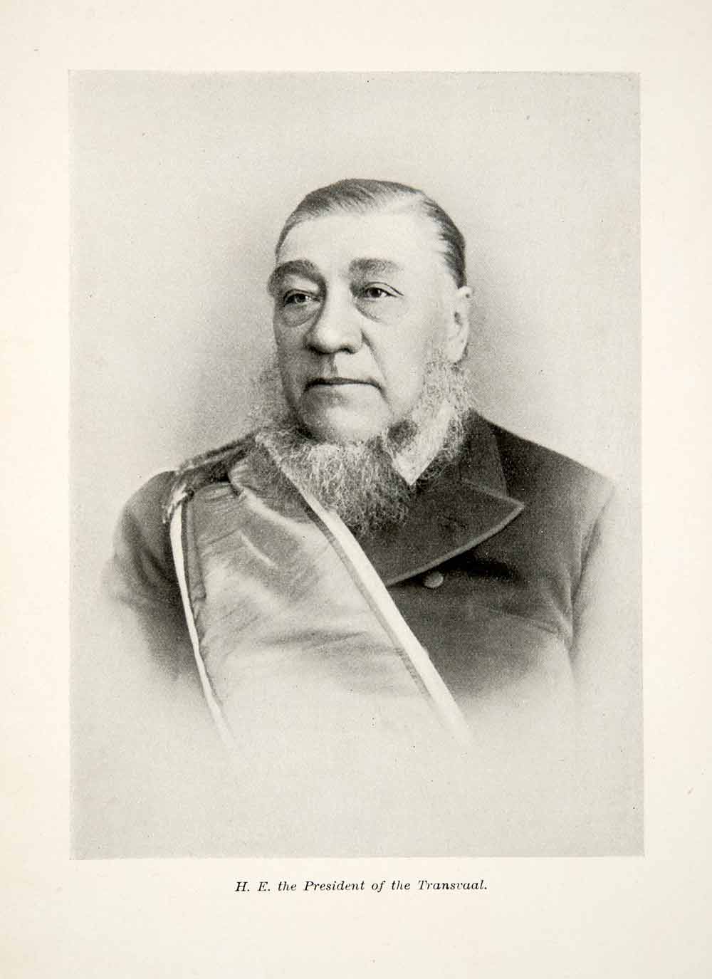 1897 Print Stephanus Johannes Paulus Kruger Uncle Paul Oom President XGMB5