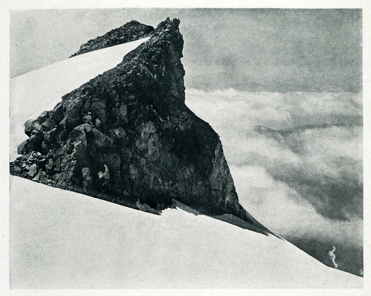 1910 Print Tahoma Glaciers Fork Nisqually Big Brule Cities of Refuge Mt XGN1