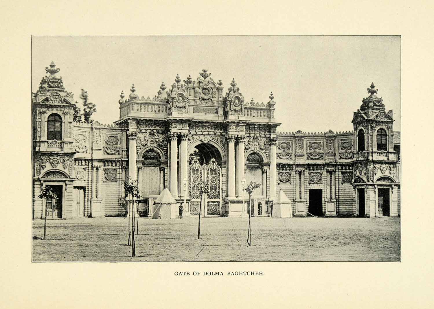 1901 Print Gate Dolma Baghtcheh Bosphorus Palace XGN3