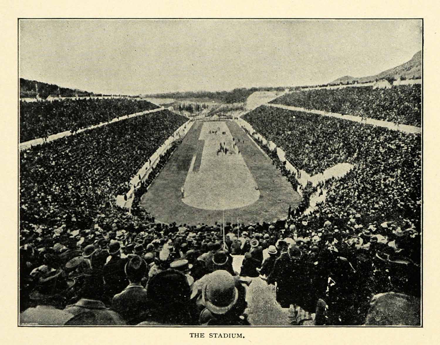 1901 Print Stadium Hills Agra Ardettos Ilissos River Lykourgos Herodes XGN3