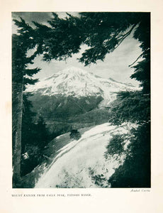 1922 Print Mount Rainier Eagle Peak Tatoosh Range Washington USA Landscape XGNB2