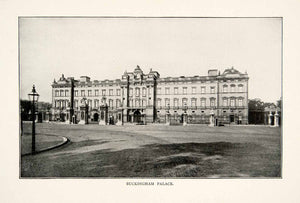 1902 Print Buckingham Palace London Westminster England English Royal XGNB6