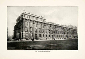 1902 Print Her Majestys National Treasury Building London England United XGNB6 - Period Paper
