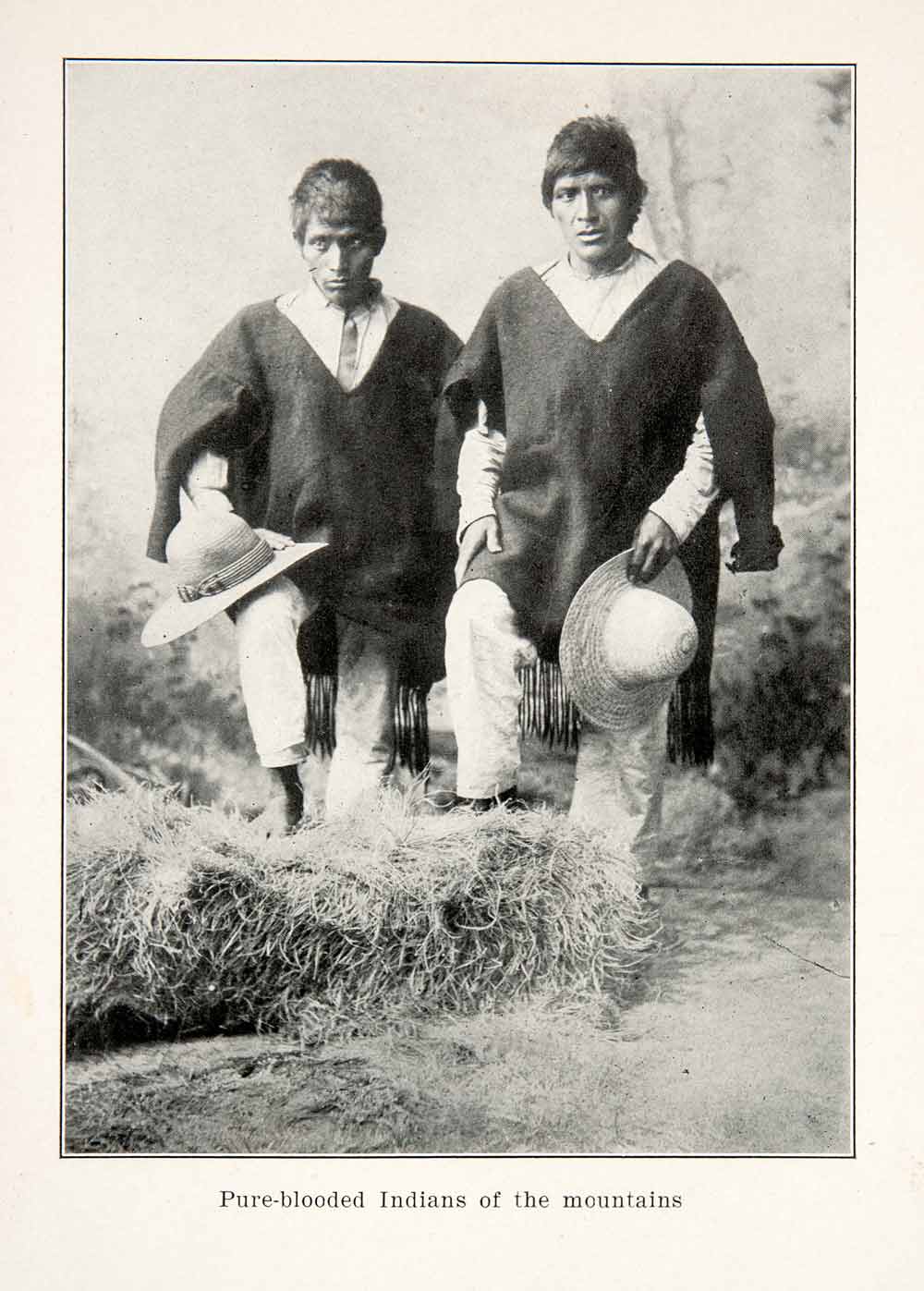 1910 Print Central America Indian Native Indigenous Aboriginal Costume XGNC4