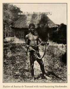 1919 Halftone Print Choco Juntas Tamana Native Trailhaunting Blacksnake XGO2