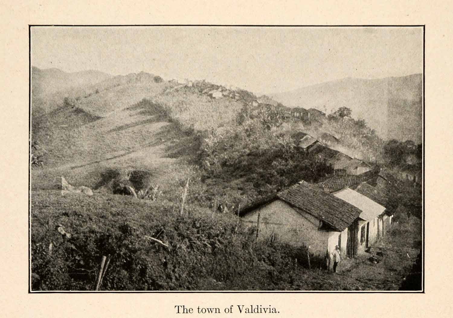 1919 Halftone Print Valdivia Antioquia Department Colombia South America XGO2