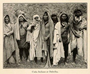 1919 Halftone Print Kuna Tribe Colombia South Central America Dabeiba XGO2