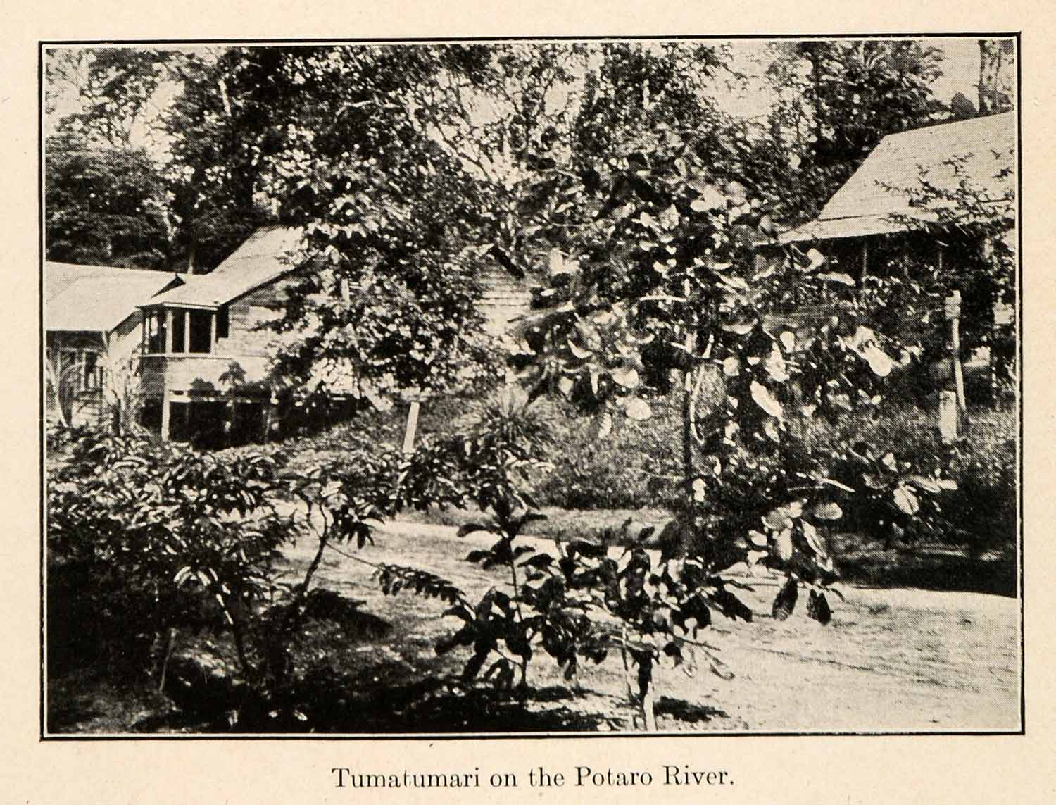 1919 Halftone Print Tumatumari Landing Potaro River Guyana South America XGO2