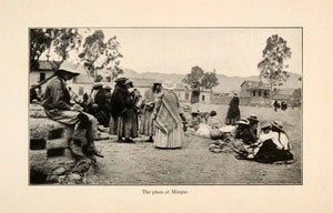 1919 Halftone Print Plaza Mizque Aiquile Cochabomba Bolivia South America XGO2