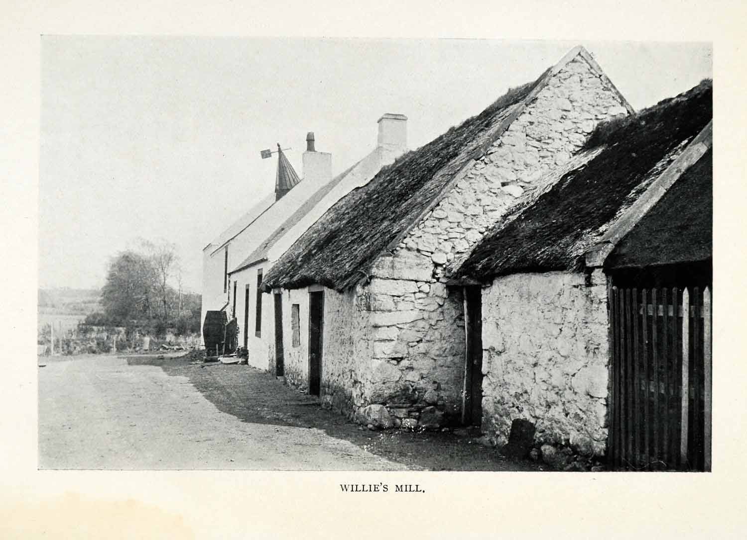 1904 Print Willie's Mill William Muir Robert Burns Jean Armour Tarboltan XGO4