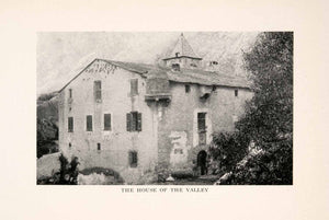 1912 Halftone Print Andorra Casa Vall House Valley Vella Parliament XGOA5