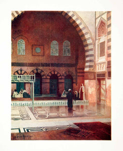 1906 Color Print Musallah Prayer Hall Mosque Cairo Egypt Robert Talbot XGOB7