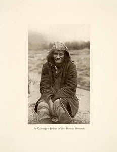 1911 Print Nascaupee Indian Barren Ground Labrador Canada Portrait Native XGOC2