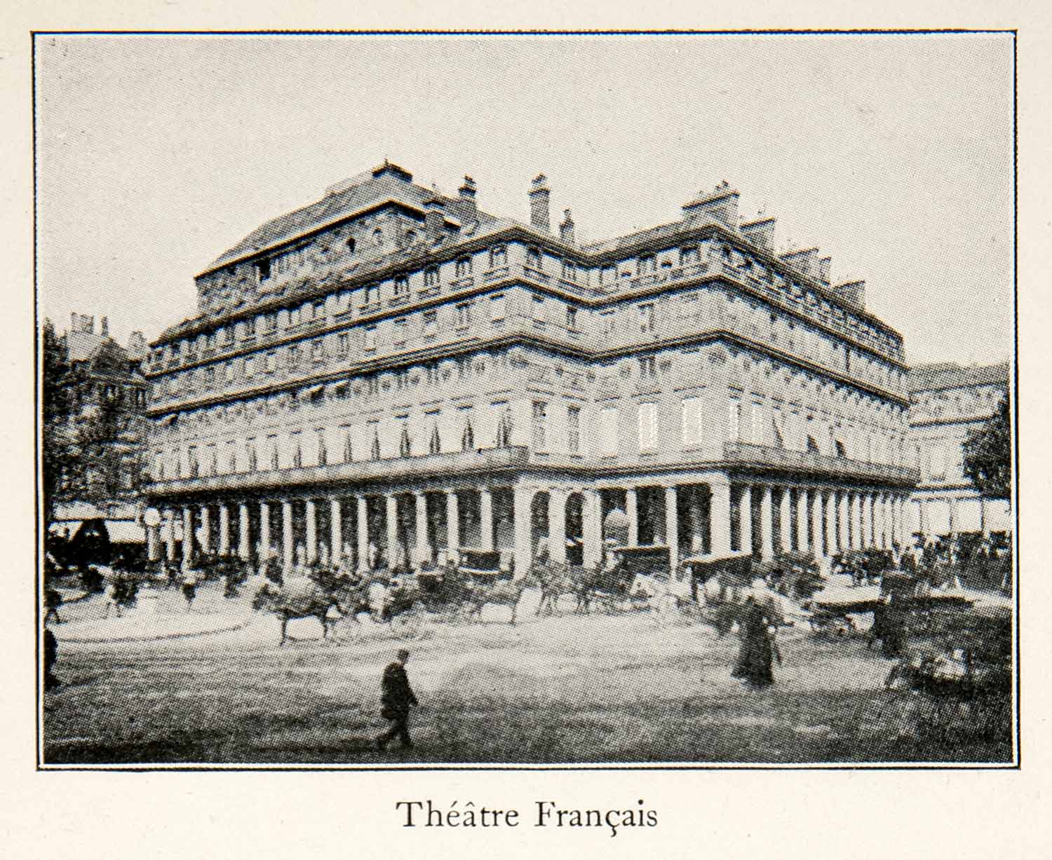 1900 Print Theatre Francais Moliere Guenegaud Bourgogne Racine Scarron XGOC5