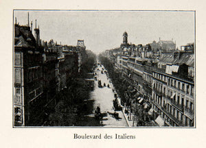 1900 Print Boulevard des Italiens Theatre Opera-Comique Paris France XGOC5