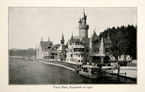 1900 Print Vieux Paris Exposition World Loubet Petit Grand Palais Belle XGOC5
