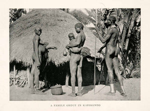 1899 Halftone Print Indigenous Family Kavirondo Winam Gulf British East XGPA1