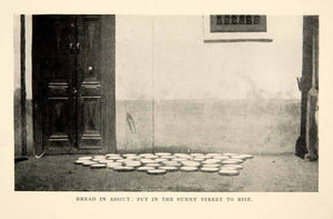1914 Print Bread Street Sun Rise Heat Assiut Asyut Egypt Africa Cityscape XGPB4