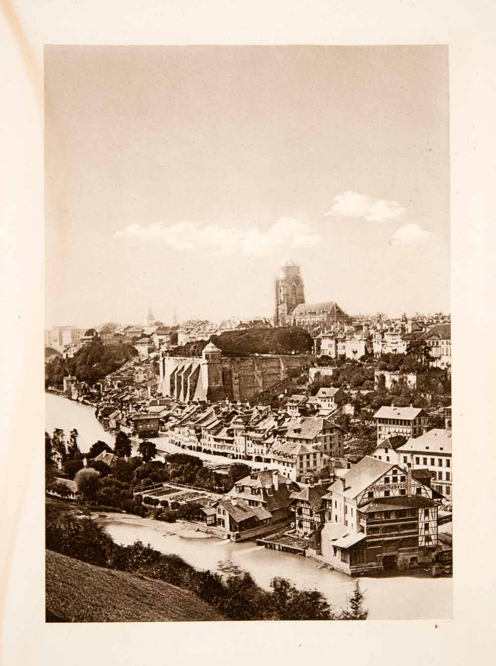 1904 Photogravure Bern Switzerland Cityscape Historic Image Swiss XGPB7