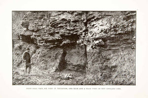 1890 Print Dade County Coal Vein Mining New England City Georgia Geology XGPC9