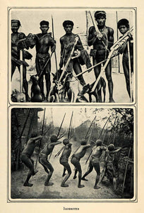 1905 Duotone Print Igorrotes Igorot Austronesian Philippines Abra Apayao XGQ2