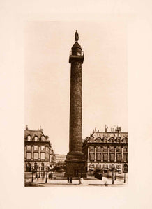 1902 Photogravure Place Column Vendome Paris France Louis XIV Monument XGQA3