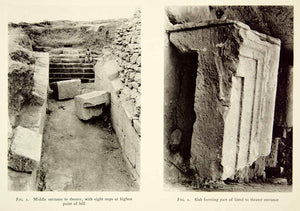 1937 Collotype Theater Ruins Archeology Israel Tzippori Sepphoris XGQC3