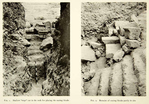 1937 Collotype Ruin Tzippori Israel Sepphoris Theater Archeology Saffuriya XGQC3