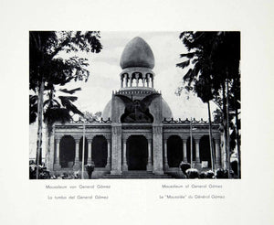 1956 Print Mausoleum General Gomez Maracay Venezuela Tomb Architecture XGQC4