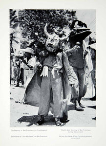1956 Print Devils Day Parade Celebration San Francisco Venezuela Costume XGQC4