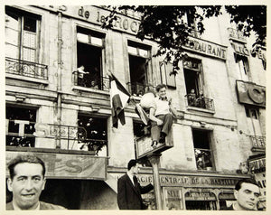 1954 Rotogravure Bastille Day Paris France National Prison Roth Sanford H. XGRC1