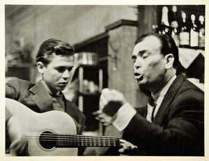 1954 Rotogravure Flamenco Singers Lalou Catalan Guitar Castanets Roth XGRC1