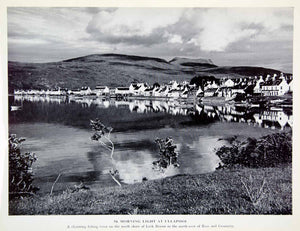 1952 Print Ullapool Fishing Town Loch Broom Ross Cromarty Cityscape XGRC7