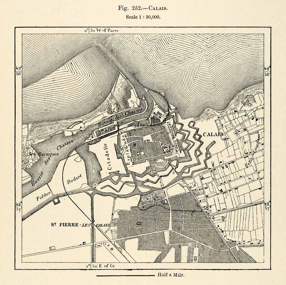 フランスアンティーク　MAP France 1964 Shaded Relief Map – Muir Way