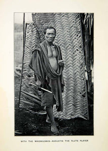 1904 Print Venezuela Waiomgomos Tribe Augustin Flue Player Portrait XGSC3