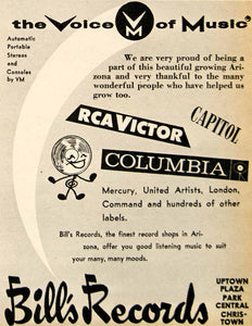 1962 Ad Bill's Records Voice Music RCA Victor Capitol Columbia United XGSC4