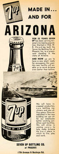 1962 Ad 7-Up Bottling Phoenix Soft Drink Carbonated Beverage Hood W R XGSC4