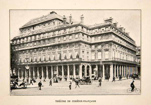 1900 Print Theatre De Comedie Francaise Paris France Architecture Worlds XGTB9