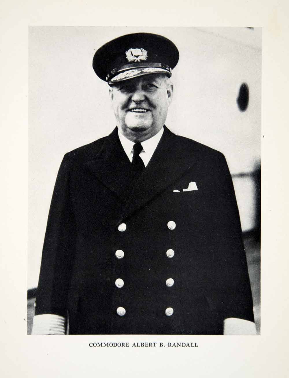 1945 Print Portrait Captain Commodore Albert Borland Randall US Navy XGTC4