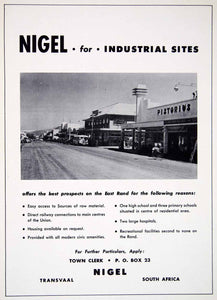 1949 Ad Nigel Transvaal South Africa Pistorius Street Cityscape East Rand XGTC8